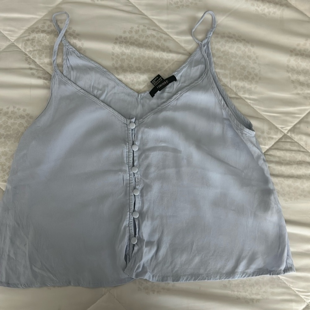 Baby blue top